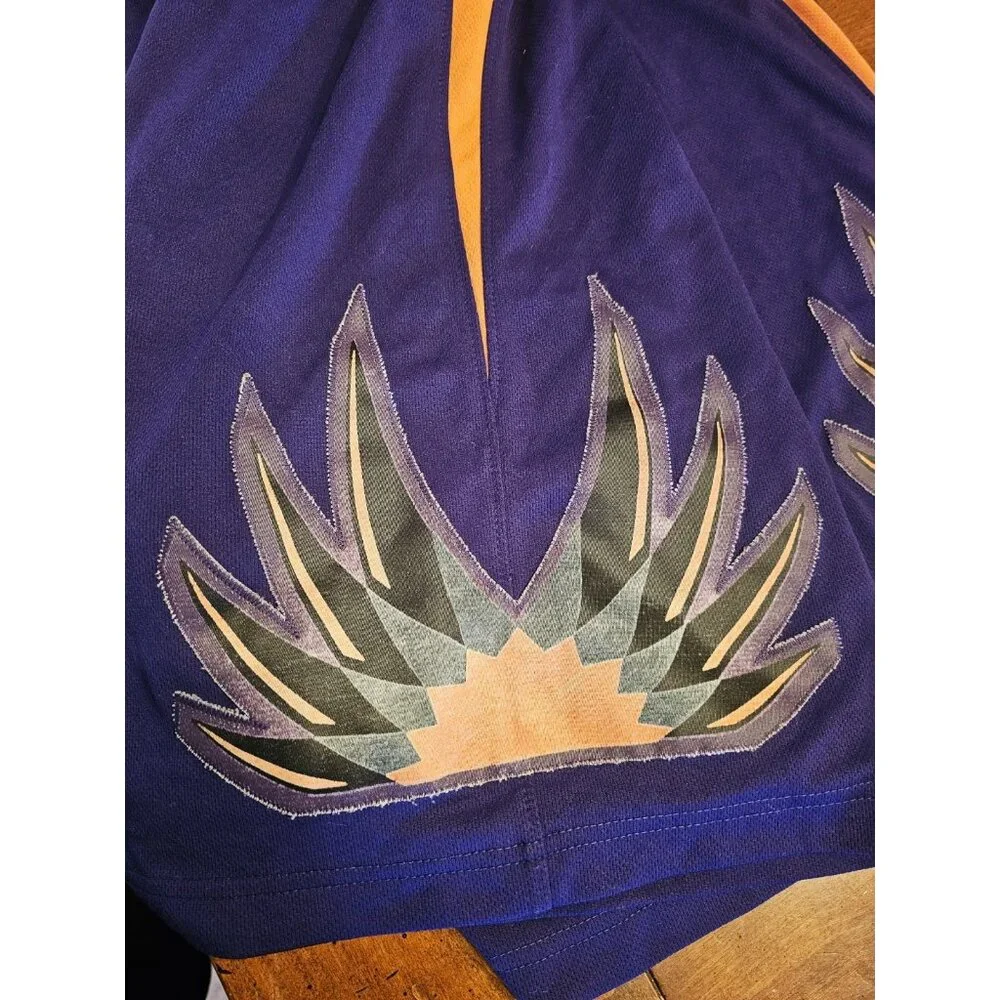 Adidas‎ Authentic Phoenix Suns NBA Basketball Team Swingman Purple Shorts Sz Xl